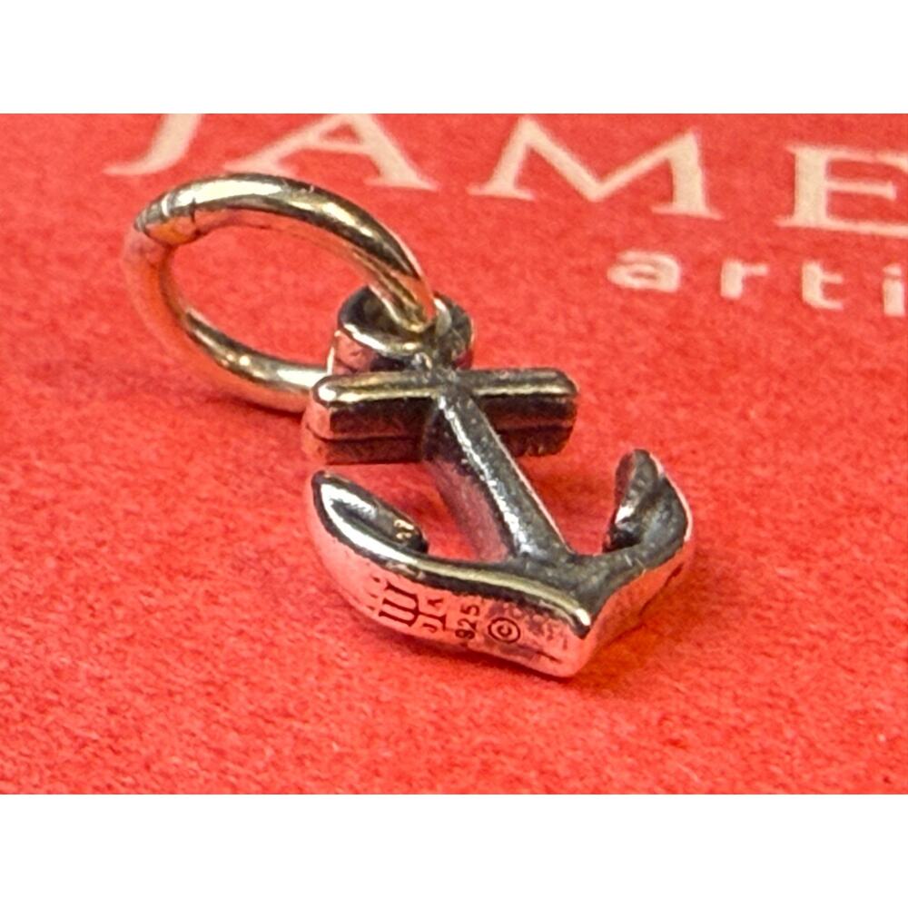 James Avery Retired Mini Tiny Anchor Charm Uncut Loop - Picture 5 of 7